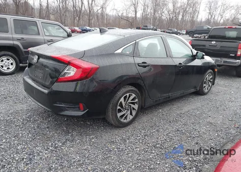 2018 Honda Civic Ex from USA, damaged, VIN 2HGFC2F75JH511770